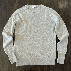 Everlane 100% cashmere heather gray sweater size s